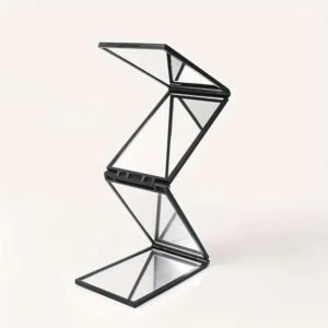 Foldable makeup mirror
